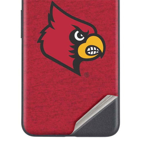 University of Louisville Red Background Google Pixel 5a Skin